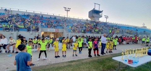 טקס סיום עונה מרשים של ביה"ס לכדורגל הפועל לוד