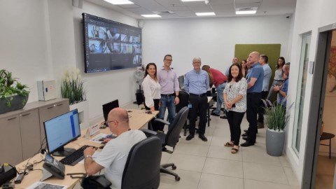 בכירי עיריית הוד השרון התארחו בעיריית לוד לשיתוף פעולה הדדי