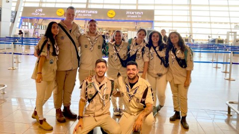 חניכי "שבט אייל" מלוד שייצגו את הצופים מישראל – חזרו ממחנה בינלאומי בשוויץ