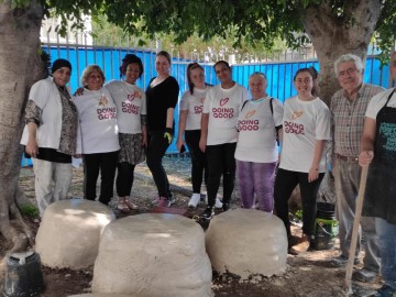 בגינה הקהילתית "גינת המשאלות" בלוד ציינו את 'יום המעשים הטובים'