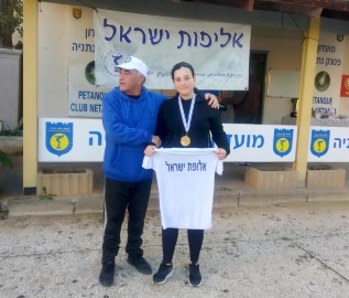 שנה שנייה ברציפות: נוי קורסונסקי מלוד - אלופת הארץ בפטאנק