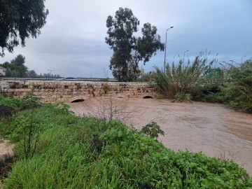 בשיא הסערה: צוותי עיריית לוד פועלים בקדחתנות ומתגברים על ההצפות בעיר