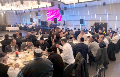 מאות בהילולת הרמב"ם, בעל התניא ורבי יעקב אבוחצירא זצ"ל באולמי 'לאפייט' בלוד