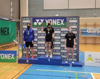 אלינה ברגלסון מלוד זכתה במקום השני באליפות בינלאומית בסלובניה בענף בדמינטון לנוער